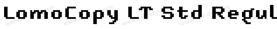 LomoCopy LT Std Regular字体转换